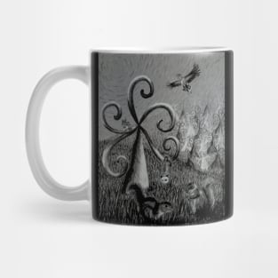 Fantasy of Nature Grayscale Mug